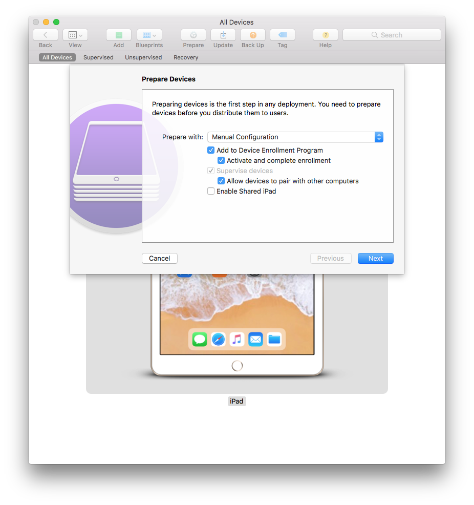 apple configurator 2 for macos 10.13